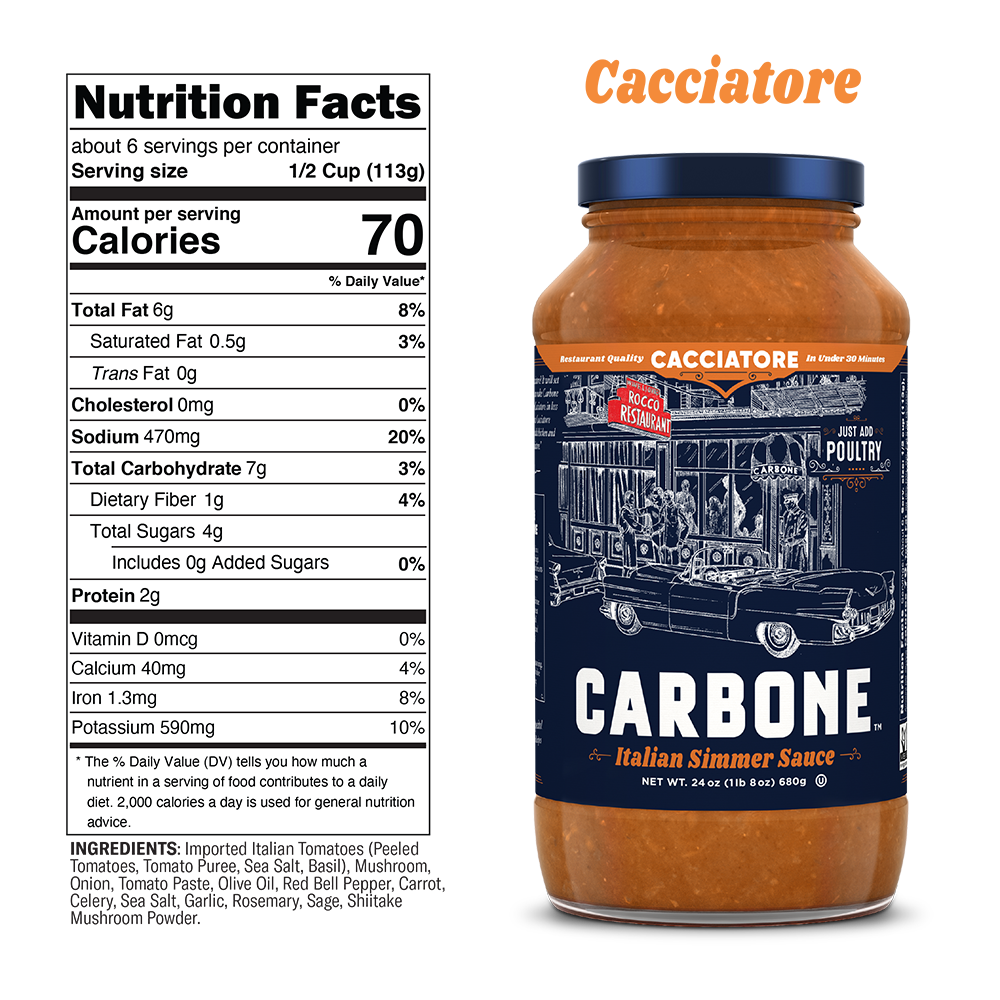 Carbone Simmer Sauce Gift Set | 8-Piece Gift Set