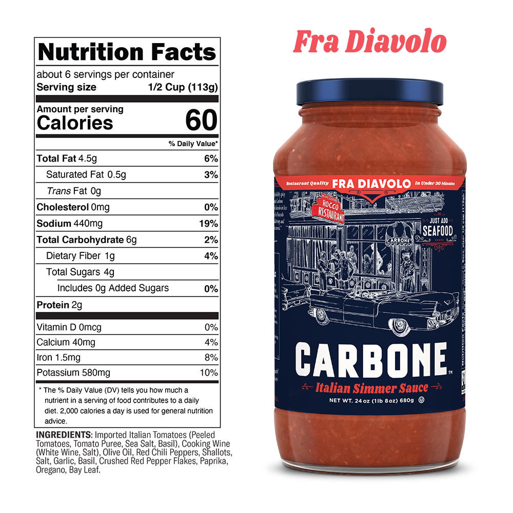 Carbone Simmer Sauce Gift Set | 8-Piece Gift Set