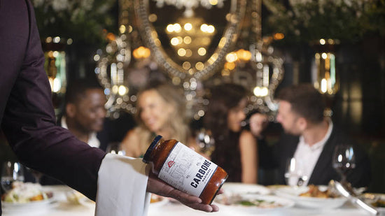 Carbone Fine Food pasta sauce is now available online. Amazon and on Carbone website.