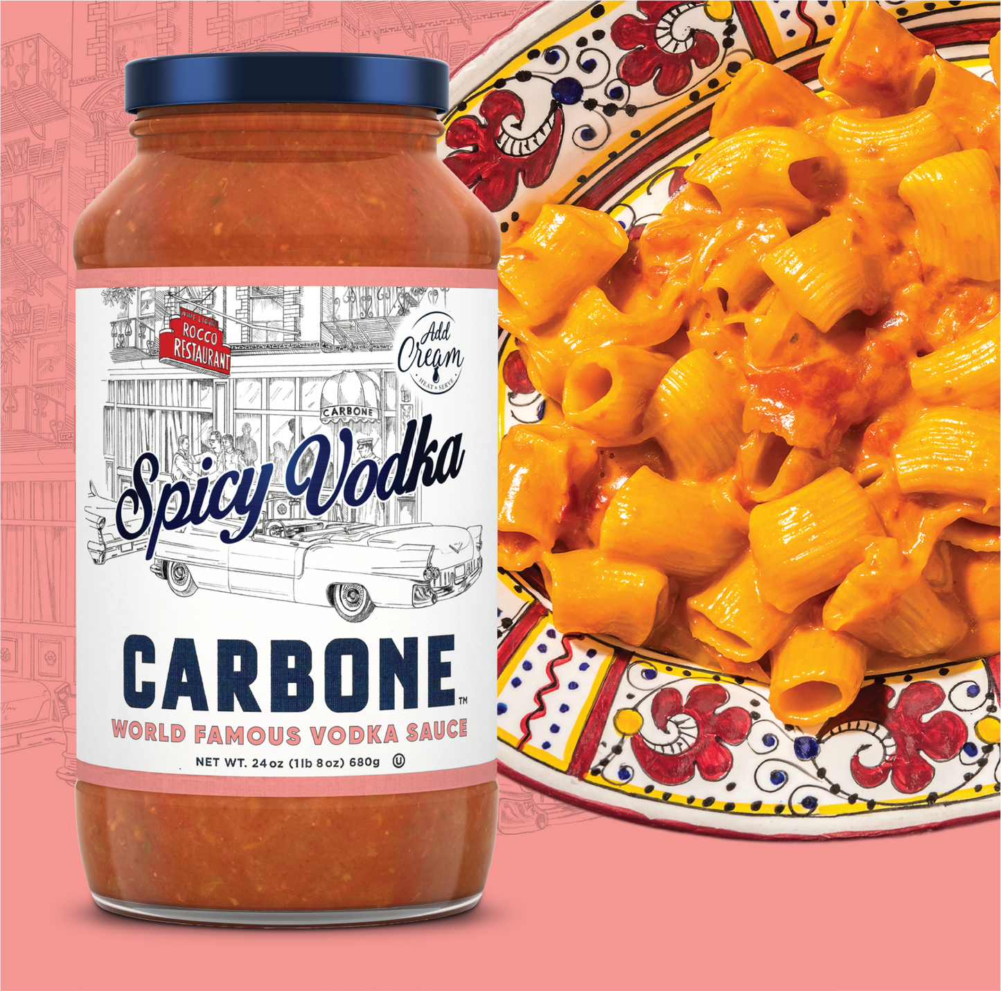 The world famous spicy vodka sauce is now available for purchase online.